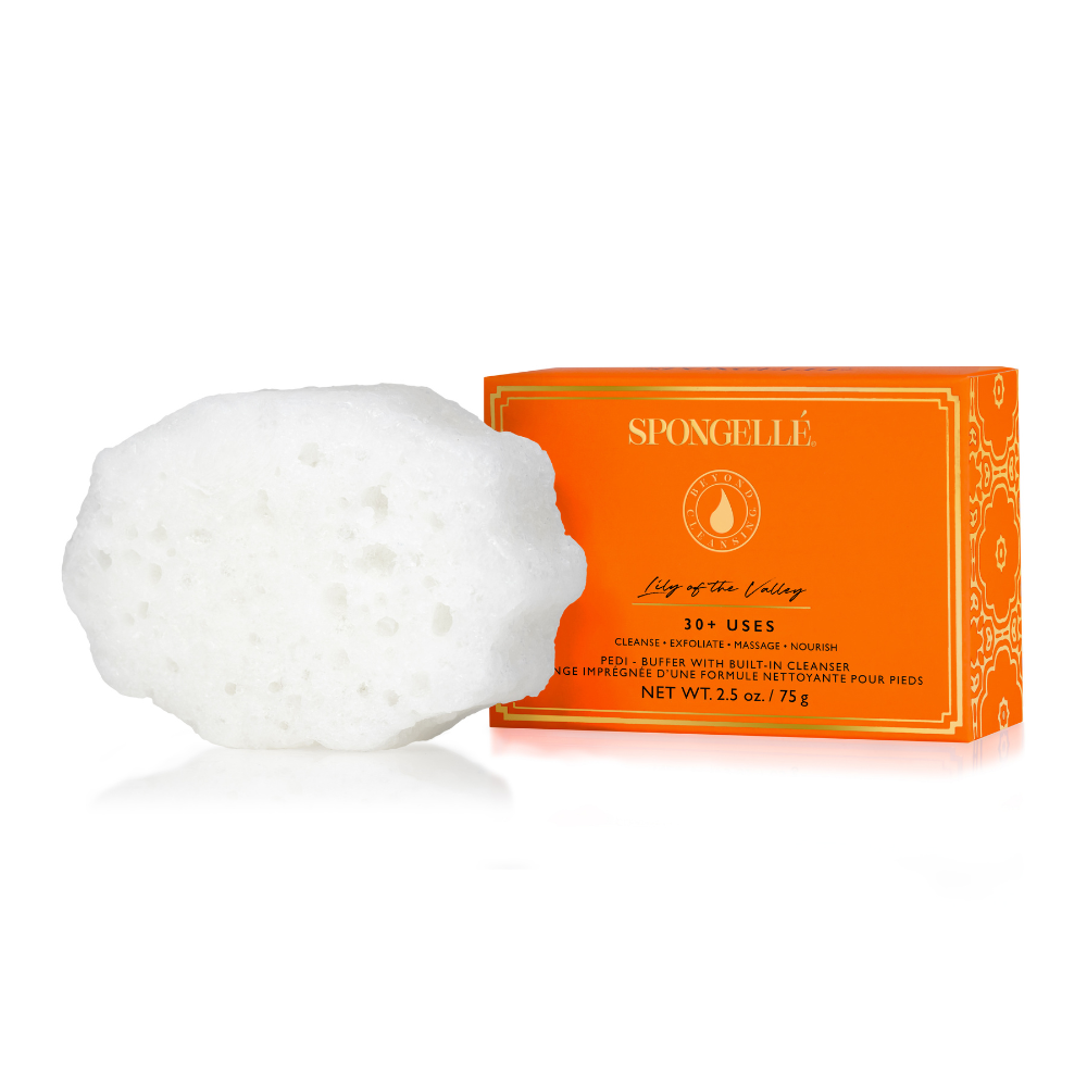 Lily of the Valley Pedicure Buffer – At-Home Foot Spa Exfoliator