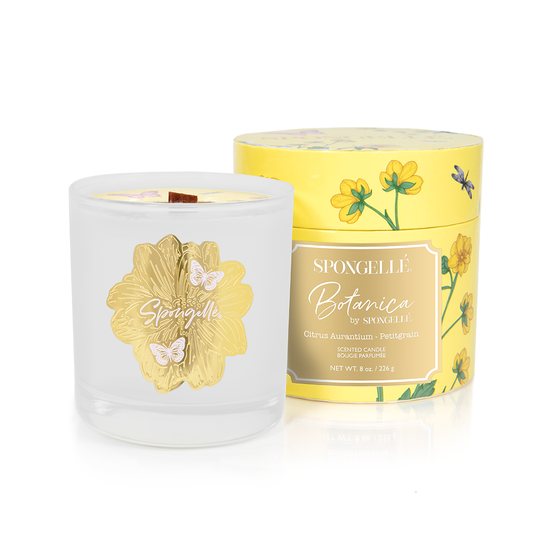 Citrus Petitgrain Botanical Scented Candle – Wood Wick Home Decor