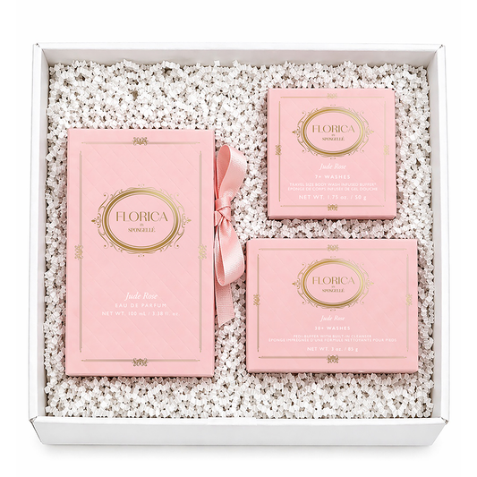 Luxury Rose Bath & Body Gift Set – 3-Piece Spa Gift for Her